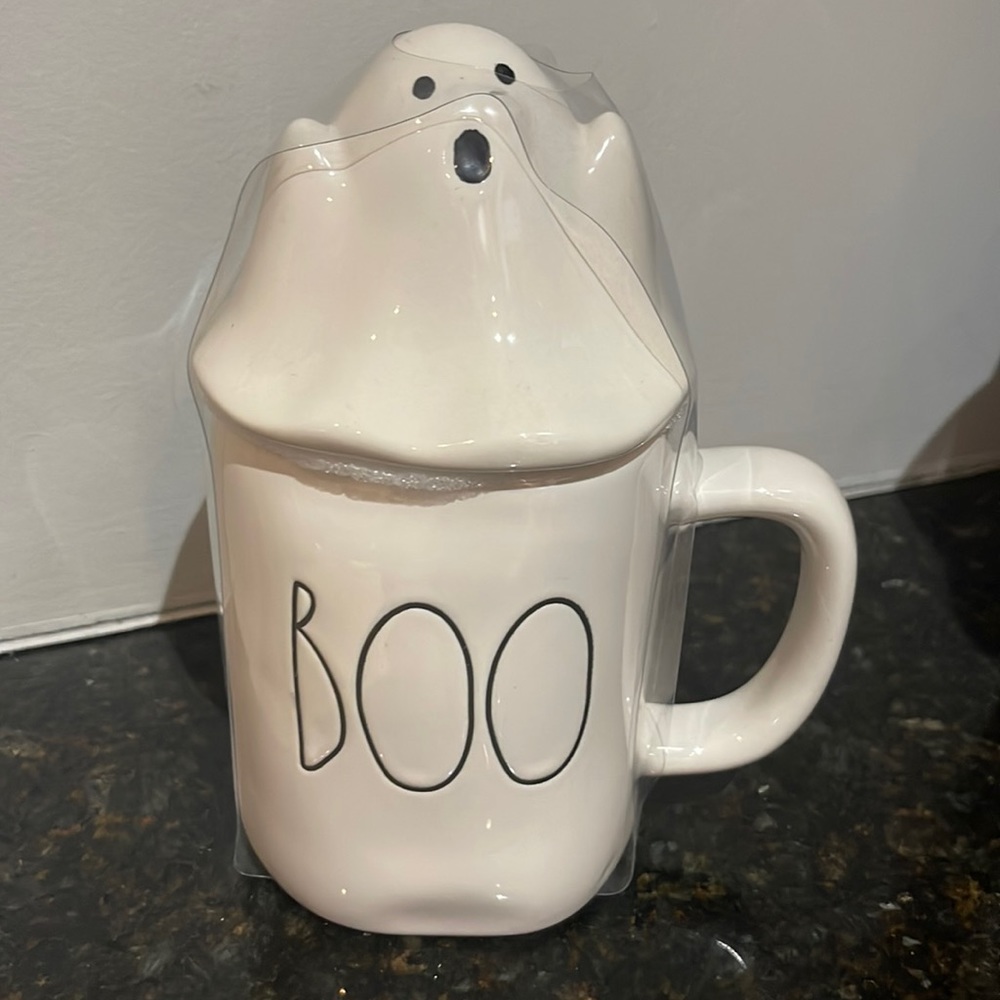 Rae Dunn - BOO - topper mug